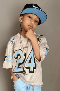 Kids Pioneer Football Jersey (Cream)