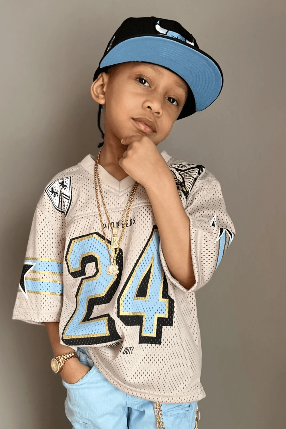 Kids Pioneer Football Jersey (Cream) 1 Kids Pioneer Football Jersey (Cream)