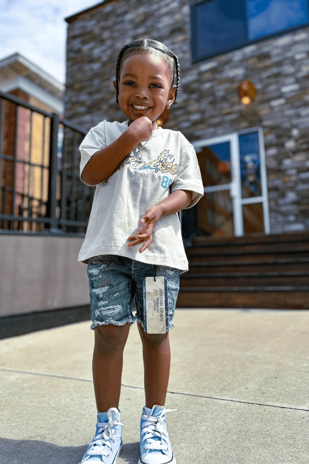 Kids Arlington Denim Shorts 9 Kids Arlington Denim Shorts - Image 9