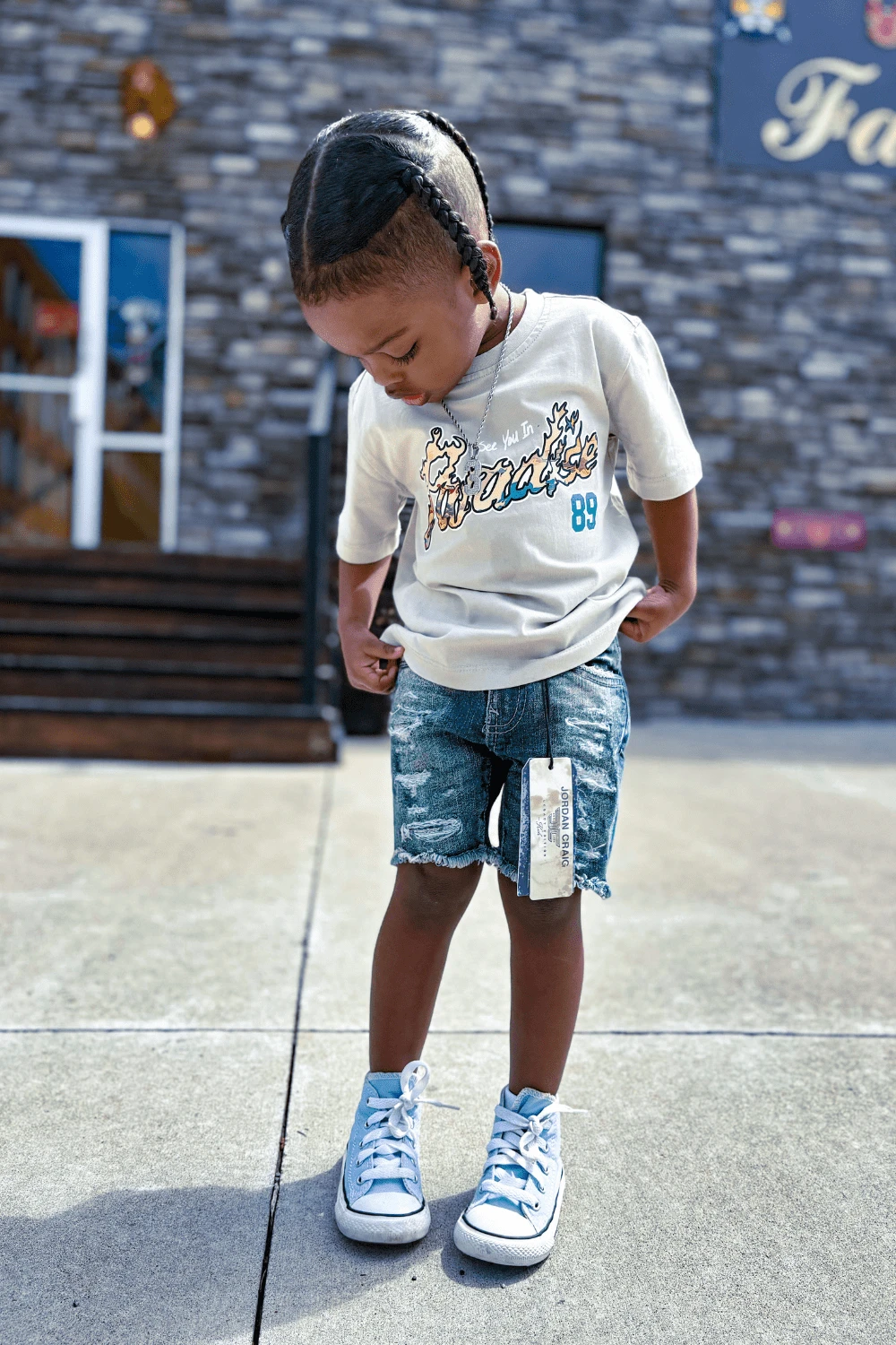 Kids Arlington Denim Shorts 11 Kids Arlington Denim Shorts - Image 11