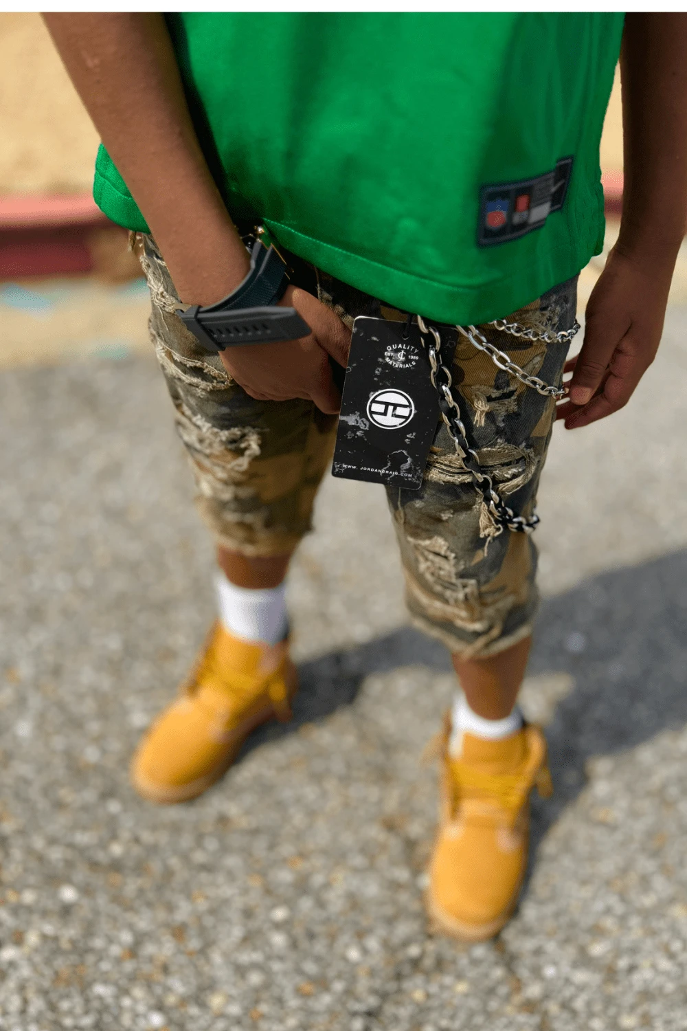 Kids Tulsa Twill Shorts (Camo Color-Ways) 2 Kids Tulsa Twill Shorts (Camo Color-Ways) - Image 2