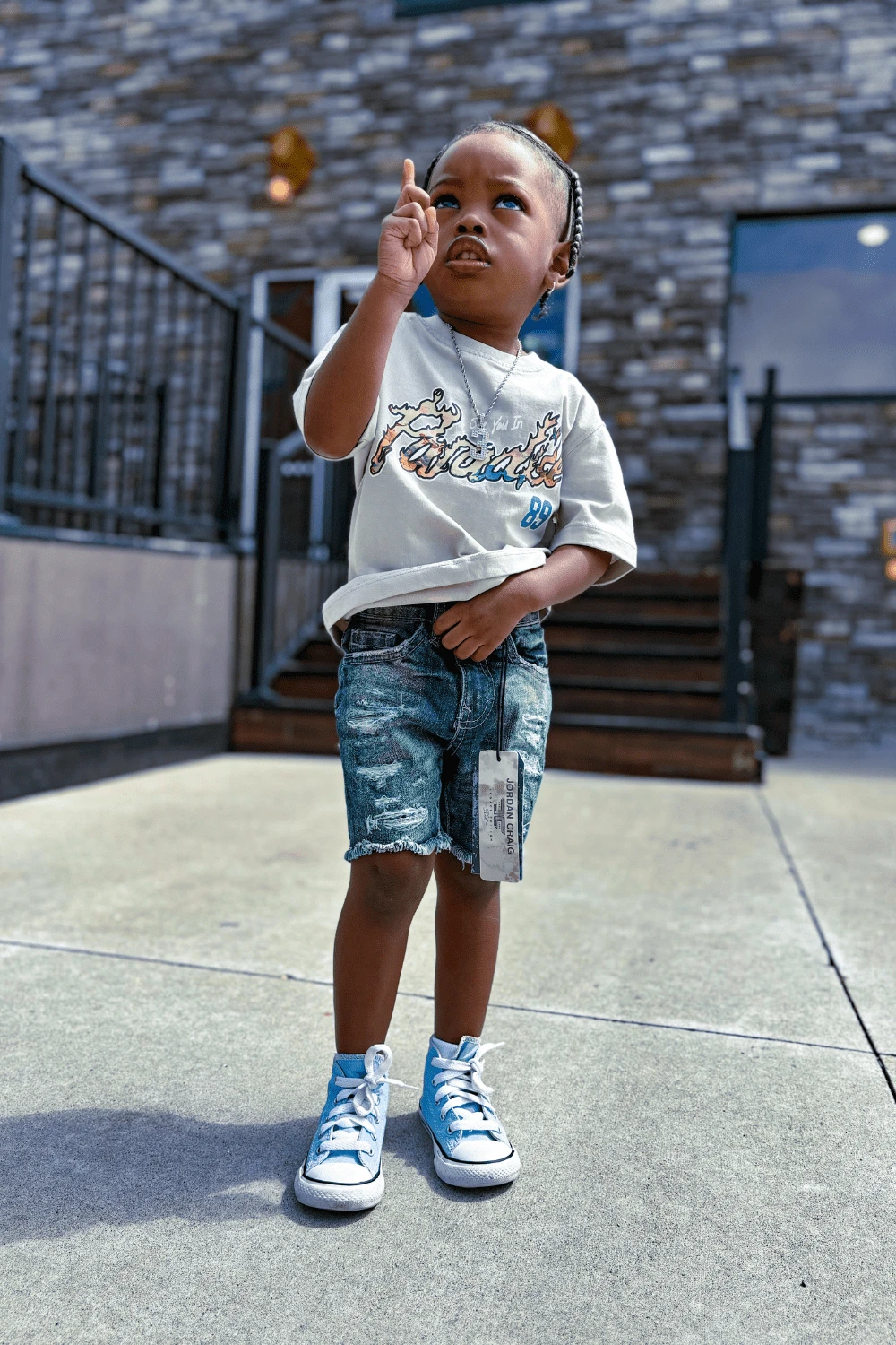 Kids Arlington Denim Shorts 15 Kids Arlington Denim Shorts - Image 15