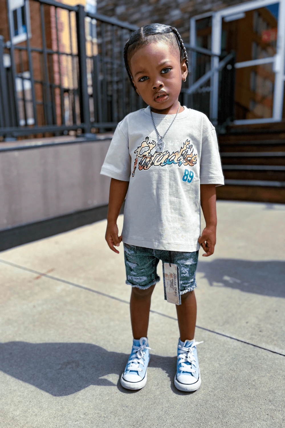 Kids Arlington Denim Shorts 14 Kids Arlington Denim Shorts - Image 14