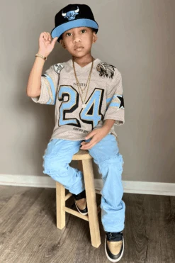 Kids Pioneer Football Jersey (Cream) 25 Kids Pioneer Football Jersey (Cream) -Jordan Craig Shop 16