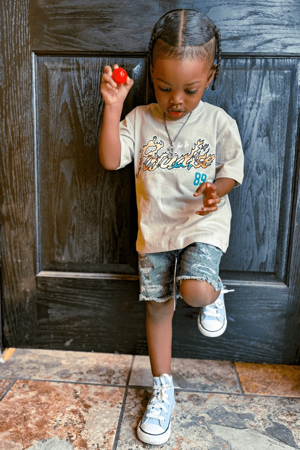 Kids Arlington Denim Shorts 10 Kids Arlington Denim Shorts - Image 10