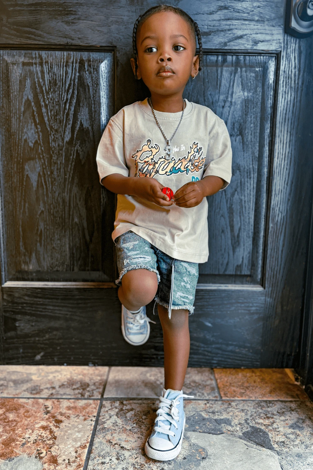 Kids Arlington Denim Shorts 12 Kids Arlington Denim Shorts - Image 12