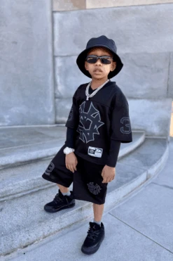 Kids 5 Borough Mesh Shorts (Black) 11 Kids 5 Borough Mesh Shorts (Black) -Jordan Craig Shop 19
