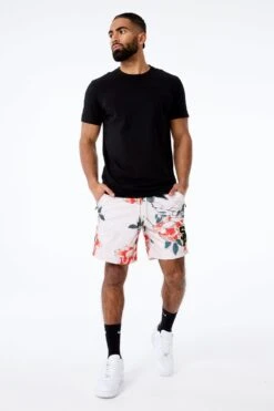 Retro - Cherry Blossom Mesh Shorts (Stone) -Jordan Craig Shop 2015S STONE MODEL2