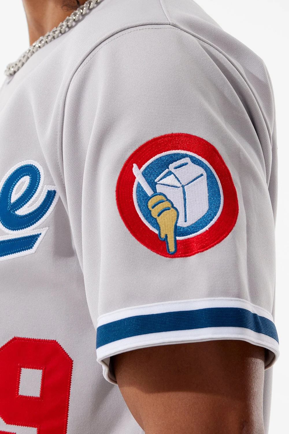 City Of Angels Baseball Jersey (Grey) 5 City Of Angels Baseball Jersey (Grey) - Image 5