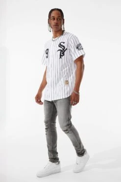 Windy City Baseball Jersey (White) -Jordan Craig Shop 2047 MODEL2
