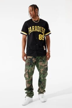 Steel City Baseball Jersey (Black) 8 Steel City Baseball Jersey (Black) -Jordan Craig Shop 2049 MODEL1