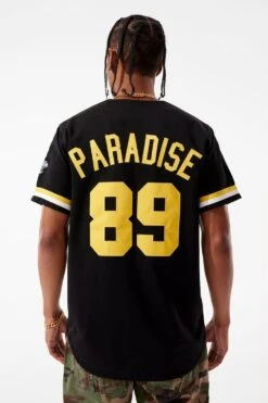 Steel City Baseball Jersey (Black) 11 Steel City Baseball Jersey (Black) -Jordan Craig Shop 2049 MODEL4