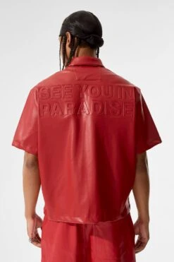 Thriller Full Zip S/S Shirt 39 Thriller Full Zip S/S Shirt -Jordan Craig Shop 2055 RED MODEL3