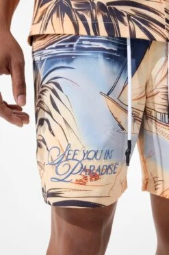 Retro - Wanderlust Party Shorts 23 Retro - Wanderlust Party Shorts -Jordan Craig Shop 2060 LAUDERDALE MODEL3