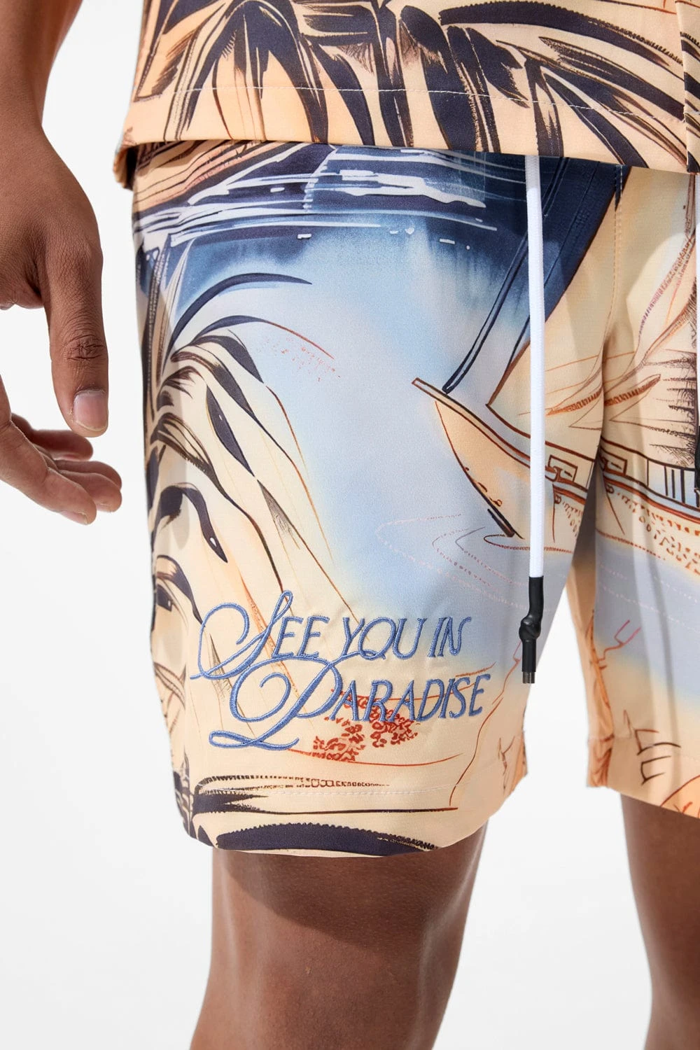 Retro - Wanderlust Party Shorts 4 Retro - Wanderlust Party Shorts - Image 4