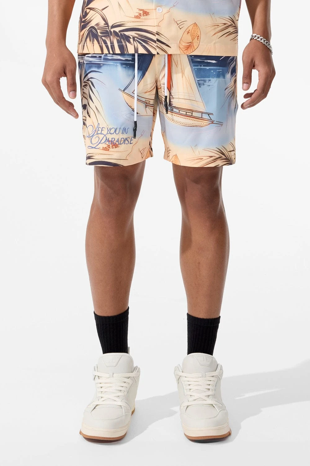 Retro - Wanderlust Party Shorts 1 Retro - Wanderlust Party Shorts