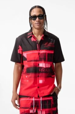 Wanderlust S/S Party Shirt -Jordan Craig Shop 2060 MIDNIGHT MODEL2