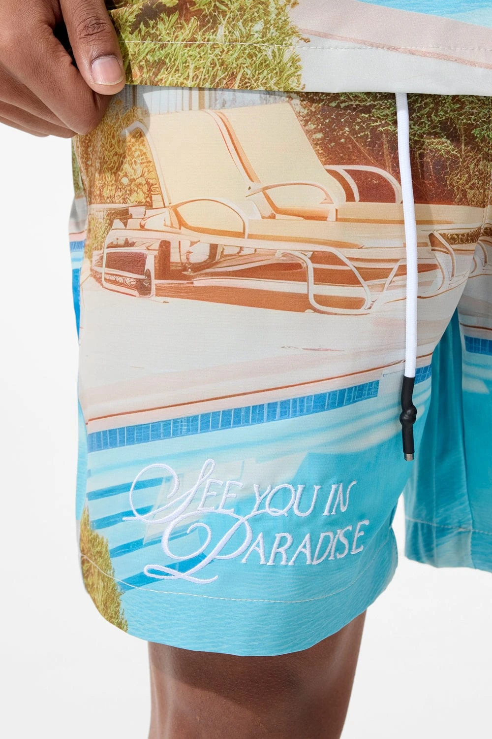 Retro - Wanderlust Party Shorts 14 Retro - Wanderlust Party Shorts - Image 14