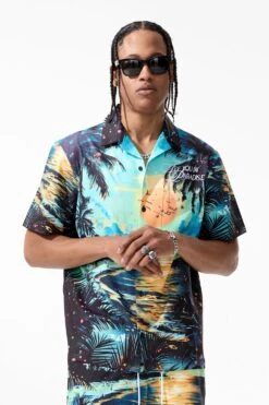 Wanderlust S/S Party Shirt -Jordan Craig Shop 2060 SUNSET MODEL2