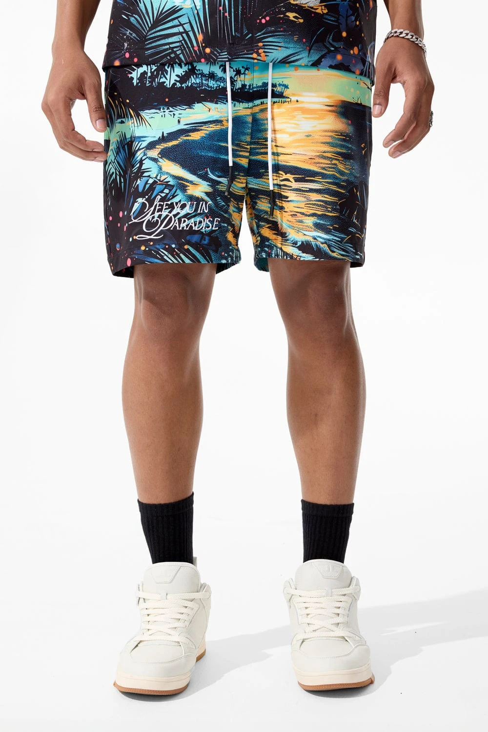 Retro - Wanderlust Party Shorts 6 Retro - Wanderlust Party Shorts - Image 6