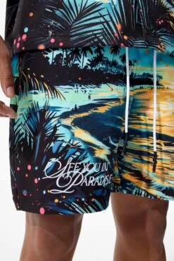 Retro - Wanderlust Party Shorts 28 Retro - Wanderlust Party Shorts -Jordan Craig Shop 2060 SUNSET MODEL5