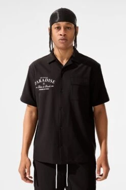 El Paso Mechanic S/S Shirt -Jordan Craig Shop 2062 BLACK MODEL2