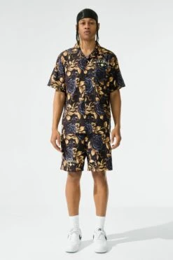 New Beginnings S/S Party Shirt (Gold) -Jordan Craig Shop 2063 GOLD MODEL1