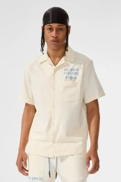 SYIP Mechanic S/S Shirt -Jordan Craig Shop 2064 CREAM MODEL2 deef11af 7768 4ff5 a147 d4b053b6668c