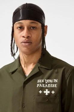 SYIP Mechanic S/S Shirt -Jordan Craig Shop 2064 OLIVE MODEL3 fff257b4 4f34 45a9 9bdd 70d50f972702