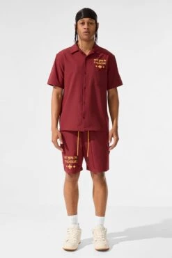 SYIP Mechanic S/S Shirt -Jordan Craig Shop 2064 WINE MODEL1 d29bc053 215b 46f3 b593 154d1956fb86