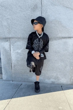 Kids 5 Borough Mesh Shorts (Black) 14 Kids 5 Borough Mesh Shorts (Black) -Jordan Craig Shop 22