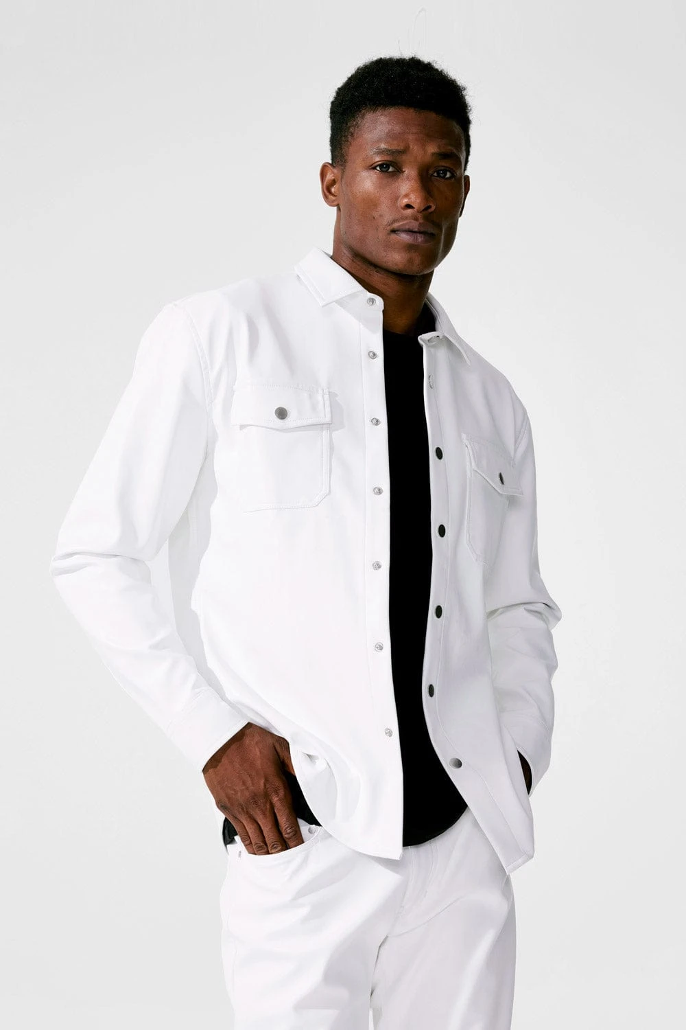 Thriller Button Up (White) 3 Thriller Button Up (White) - Image 3