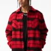 Vandal Flannel Shacket (Buffalo Plaid) -Jordan Craig Shop 2562 BUFFALO PLAID MODEL1