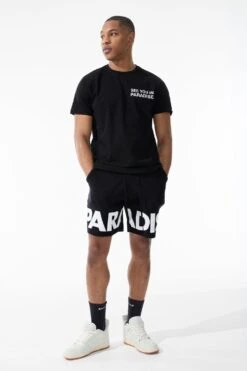 Paradise T-Shirt 34 Paradise T-Shirt -Jordan Craig Shop 2565 BLACK MODEL3 2667b3de 3b0f 4b2f 975c 81618380653e