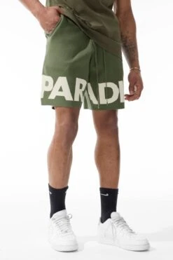 Retro - Paradise Knit Shorts 21 Retro - Paradise Knit Shorts -Jordan Craig Shop 2565 OLIVE MODEL1 1ed7728b ee06 4f85 a5a5 862f64156e43
