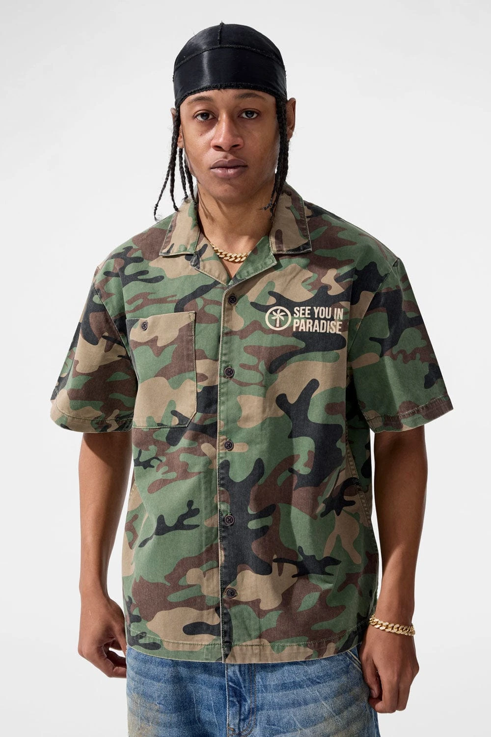 SYIP Vintage S/S Work Shirt (Vintage Camo) 1 SYIP Vintage S/S Work Shirt (Vintage Camo)