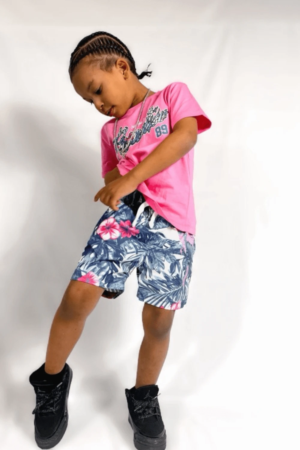 Kids Ibiza Lounge Shorts (Rainforest) 3 Kids Ibiza Lounge Shorts (Rainforest) - Image 3