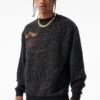 Silk Road Crewneck Sweater (Black Dragon) 14 Silk Road Crewneck Sweater (Black Dragon) -Jordan Craig Shop 3974 BLACK DRAGON MODEL2
