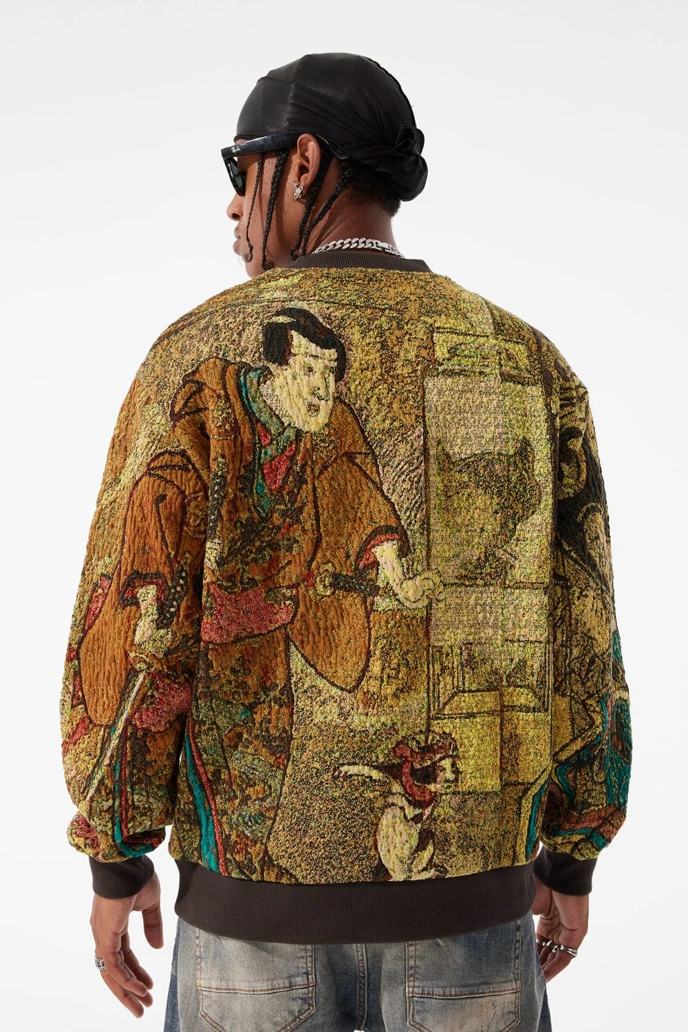 Silk Road Crewneck Sweater (Catfish) 9 Silk Road Crewneck Sweater (Catfish) - Image 9