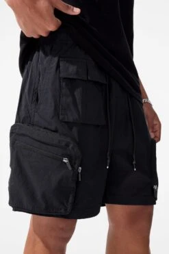 Retro - Altitude Cargo Shorts -Jordan Craig Shop 4424 BLACK MODEL3