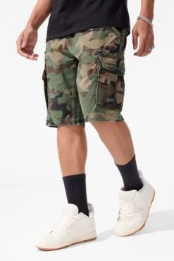OG - Xavier Camo Cargo Shorts -Jordan Craig Shop 4461C VINTAGE CAMO MODEL2
