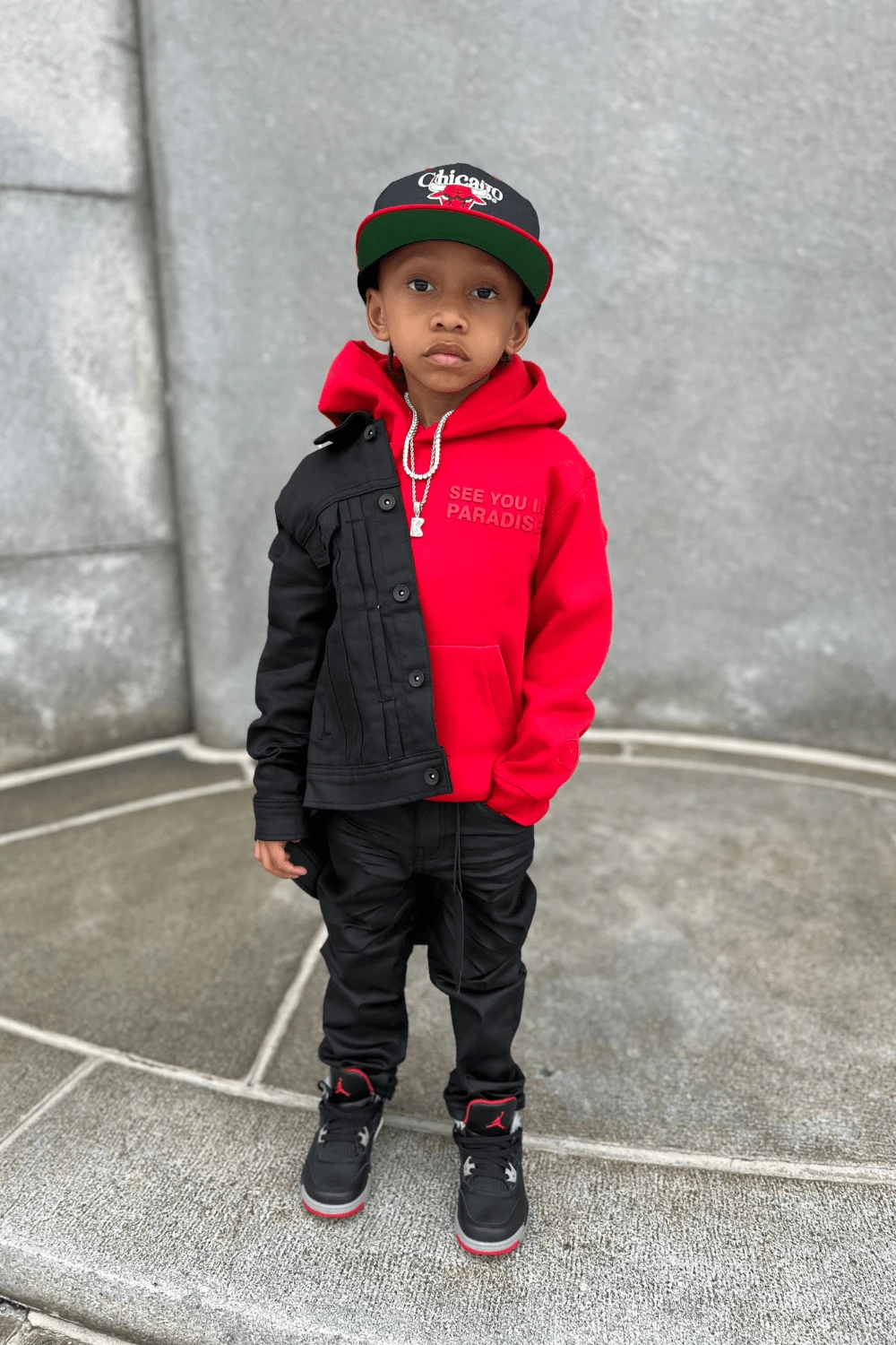 Kids Stacked Smooth Criminal Denim (Jet Black) 8 Kids Stacked Smooth Criminal Denim (Jet Black) - Image 8