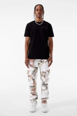 Xavier - OG Camo Cargo Pants (Snow Camo) 7 Xavier - OG Camo Cargo Pants (Snow Camo) -Jordan Craig Shop 5656CT SNOW CAMO MODEL1