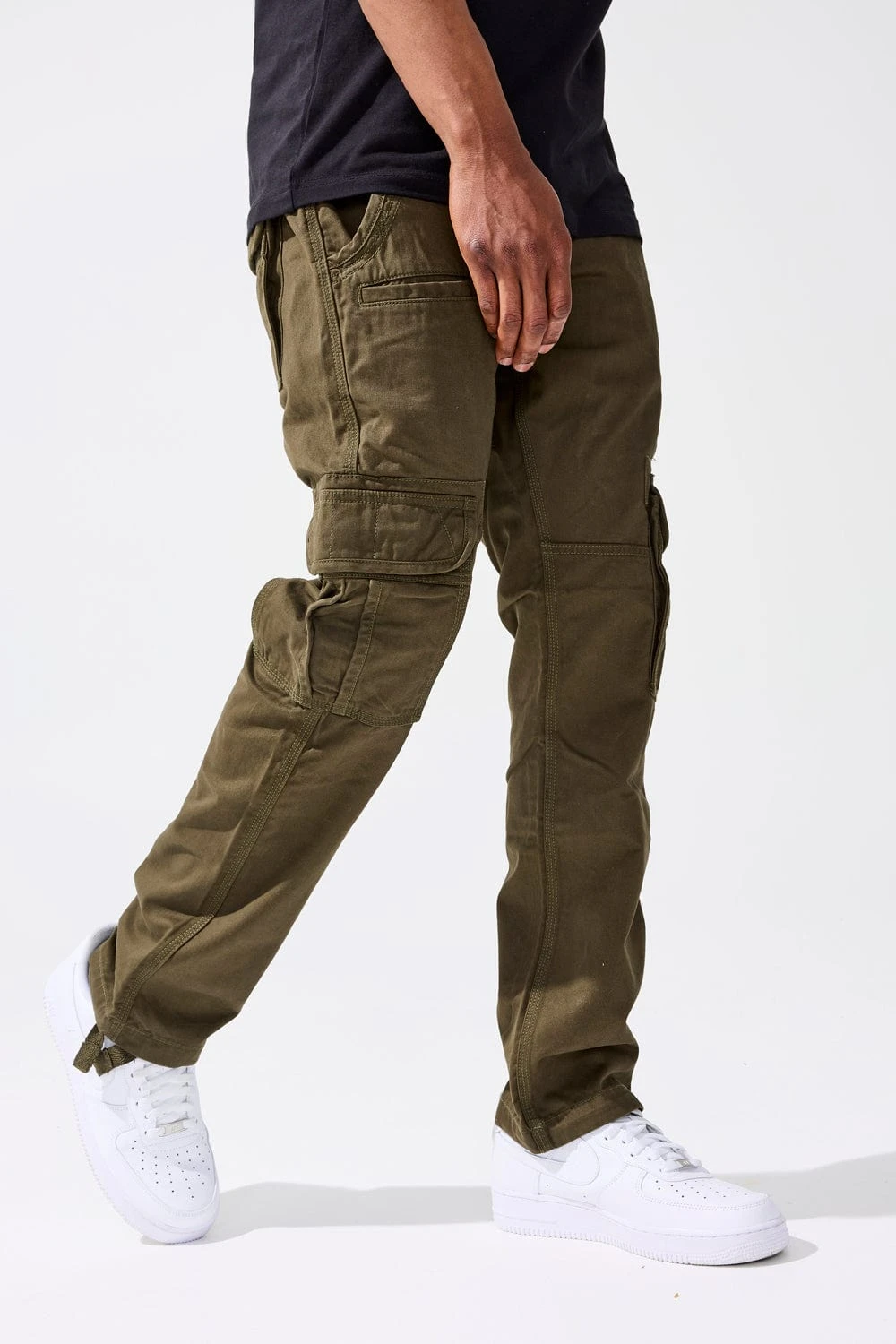 Xavier - OG Cargo Pants (Army Green) 4 Xavier - OG Cargo Pants (Army Green) - Image 4