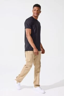 Xavier - OG Cargo Pants (Khaki) -Jordan Craig Shop 5656M KHAKI MODEL1 1