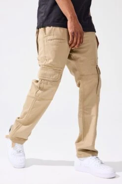 Xavier - OG Cargo Pants (Khaki) -Jordan Craig Shop 5656M KHAKI MODEL2 1