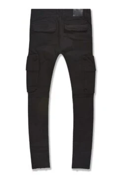 Ross - Heavy Hitter Cargo Denim (Black) -Jordan Craig Shop 5681M BLACK B