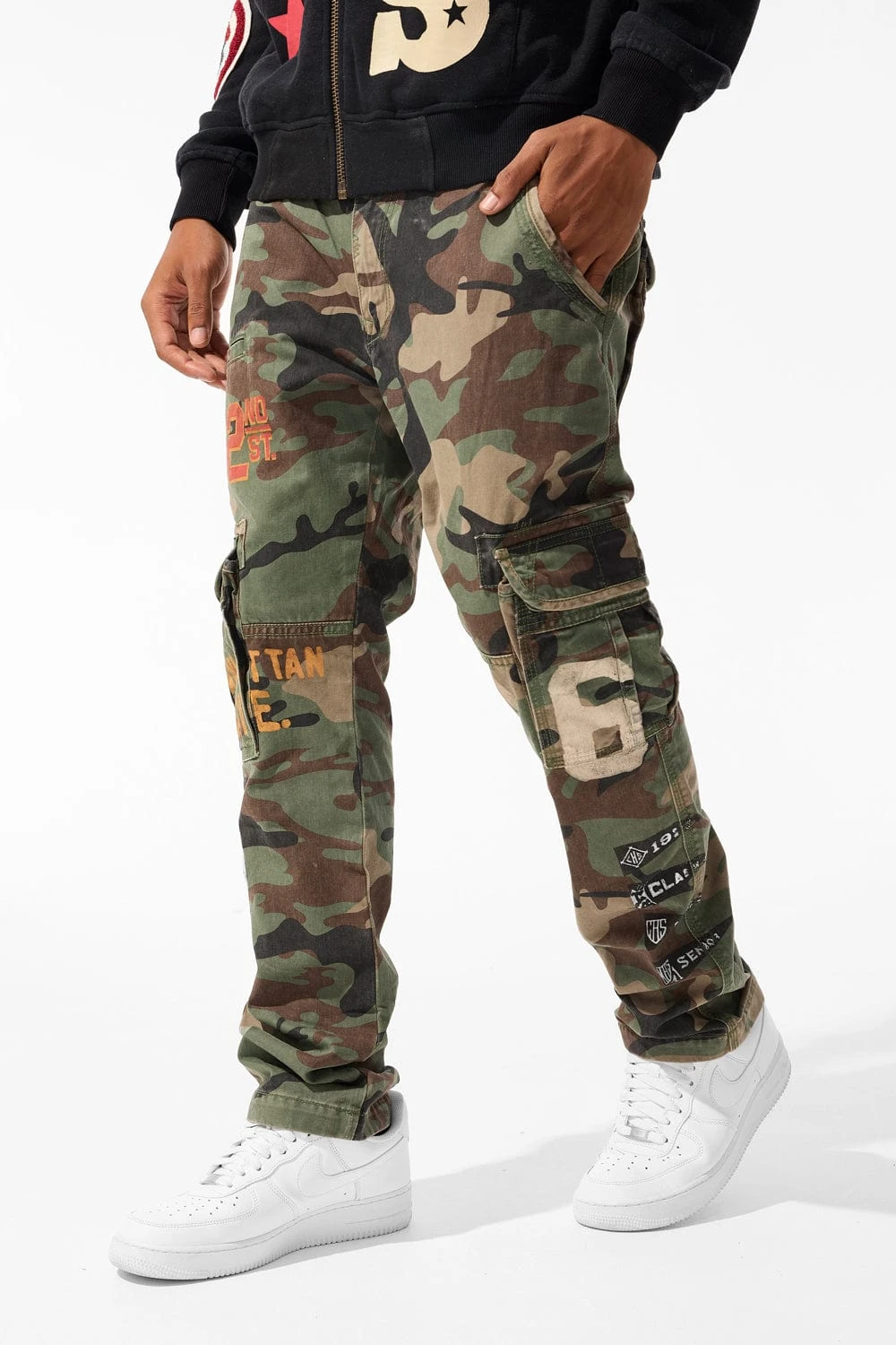 Xavier - Battalion Cargo Pants (Vintage Camo) 1 Xavier - Battalion Cargo Pants (Vintage Camo)