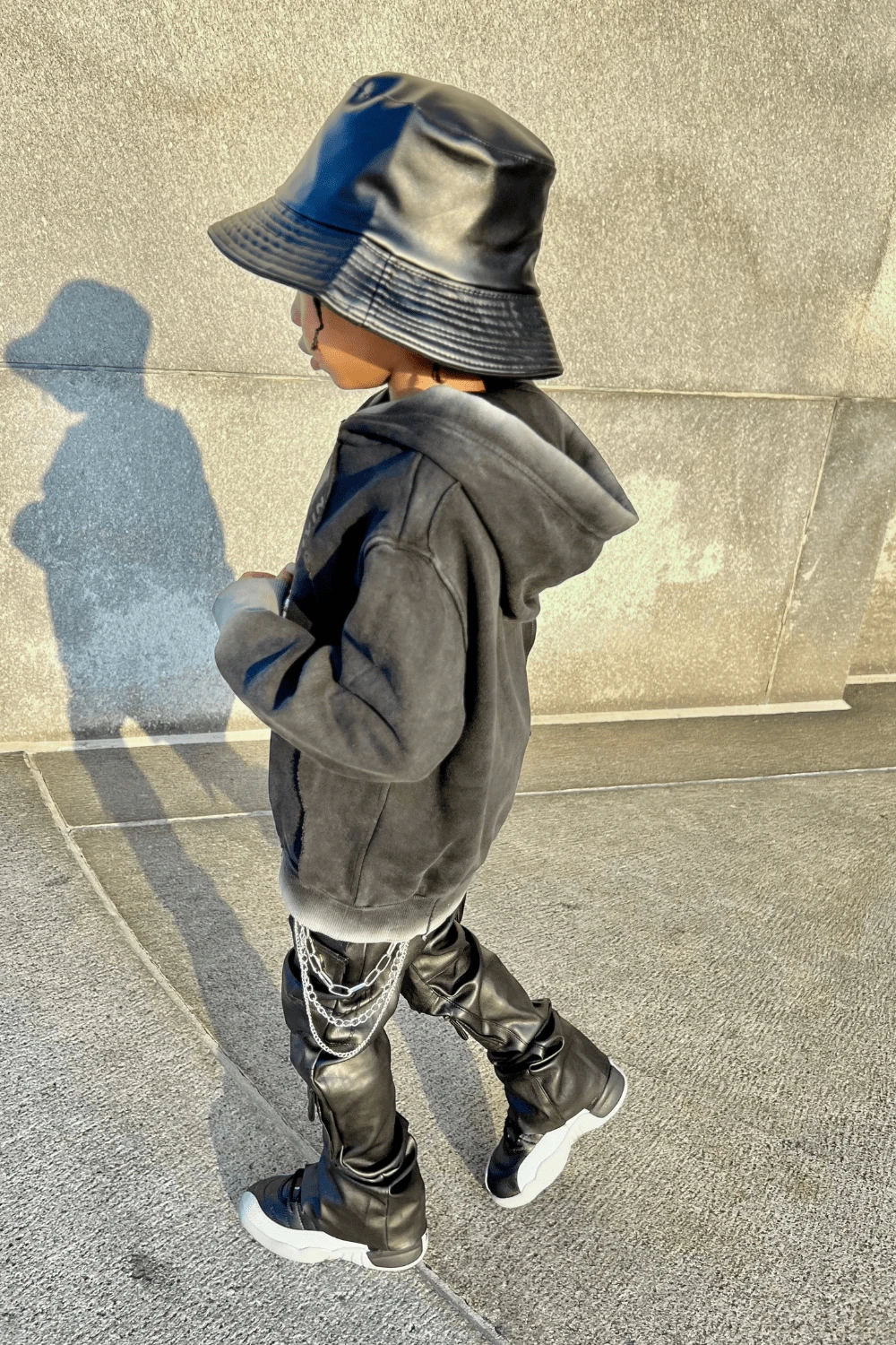 Kids Stacked Thriller Cargo Pants (Black) 5 Kids Stacked Thriller Cargo Pants (Black) - Image 5