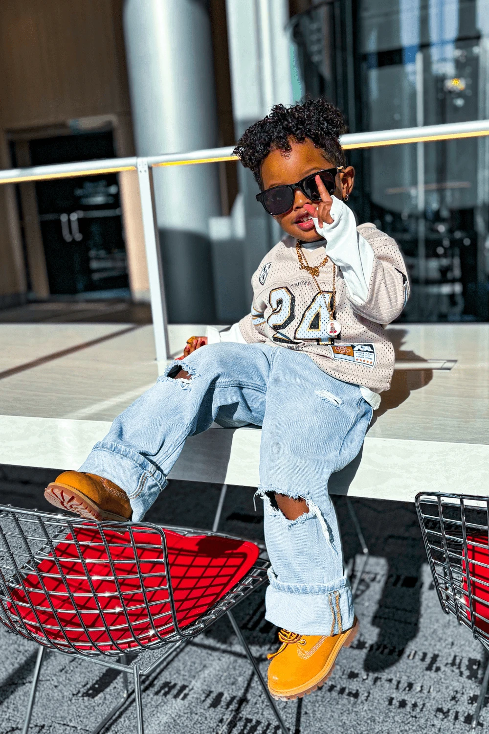 Kids Pioneer Football Jersey (Cream) 13 Kids Pioneer Football Jersey (Cream) - Image 13